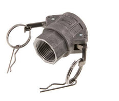 Camlock DN 25 (1'') Aluminium Coupling Rp 1'' Female Thread Type D MIL-C-27487