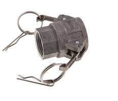 Camlock DN 25 (1'') Aluminium Coupling Rp 1'' Female Thread Type D MIL-C-27487