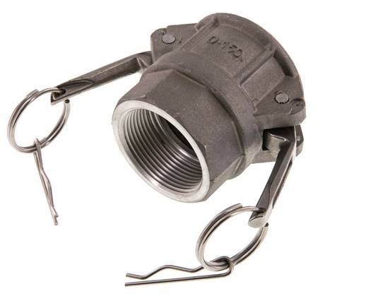 Camlock DN 40 (1 1/2'') Aluminium Coupling Rp 1 1/2'' Female Thread Type D MIL-C-27487