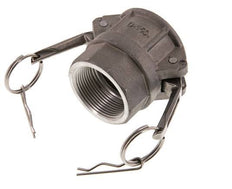 Camlock DN 40 (1 1/2'') Aluminium Coupling Rp 1 1/2'' Female Thread Type D MIL-C-27487