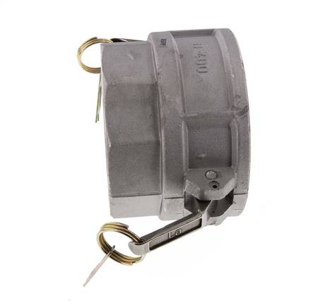 Camlock DN 140 (6'') Aluminium Coupling Rp 6'' Female Thread Type D MIL-C-27487