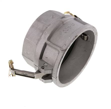 Camlock DN 140 (6'') Aluminium Coupling Rp 6'' Female Thread Type D MIL-C-27487