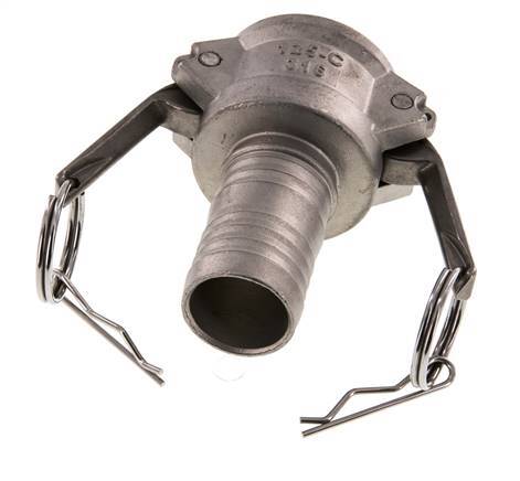 Camlock DN 32 (1 1/4'') Stainless Steel Coupling Hose Pillar (32 mm) Type C MIL-C-27487