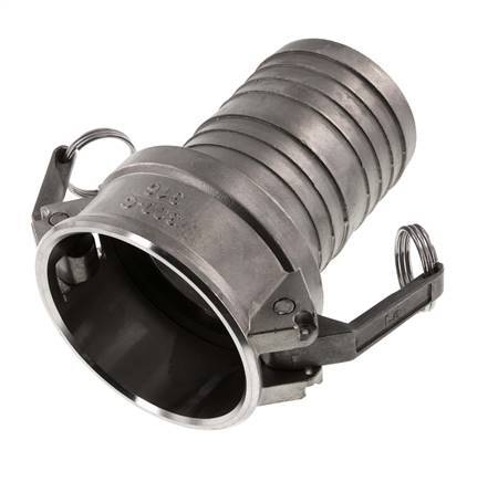 Camlock DN 75 (3'') Stainless Steel Coupling Hose Pillar (75 mm) Type C MIL-C-27487