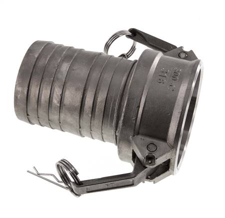 Camlock DN 75 (3'') Stainless Steel Coupling Hose Pillar (75 mm) Type C MIL-C-27487