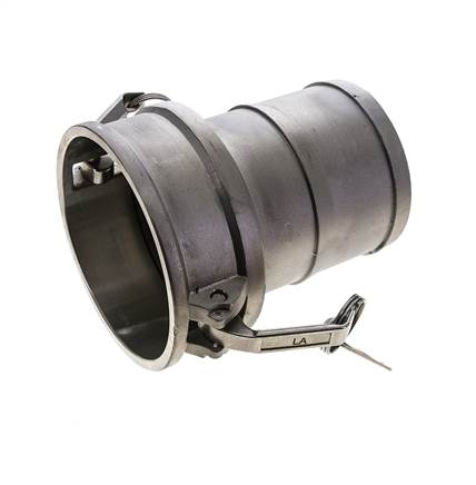 Camlock DN 120 (5'') Stainless Steel Coupling Hose Pillar (127 mm) Type C MIL-C-27487