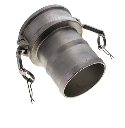 Camlock DN 140 (6'') Stainless Steel Coupling Hose Pillar (150 mm) Type C MIL-C-27487