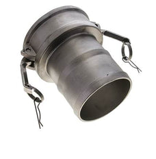 Camlock DN 140 (6'') Stainless Steel Coupling Hose Pillar (150 mm) Type C MIL-C-27487
