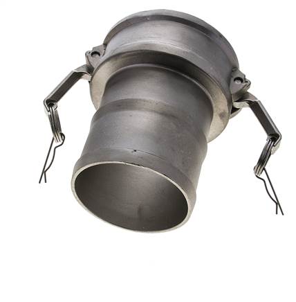 Camlock DN 120 (5'') Stainless Steel Coupling Hose Pillar (127 mm) Type C MIL-C-27487