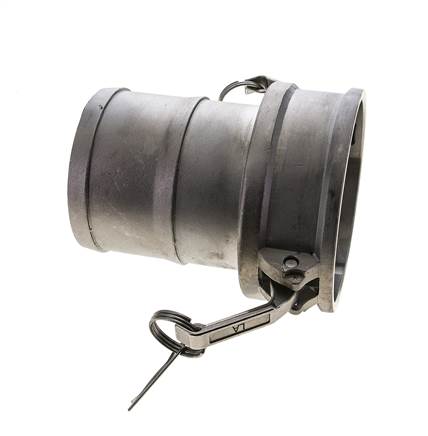 Camlock DN 140 (6'') Stainless Steel Coupling Hose Pillar (150 mm) Type C MIL-C-27487