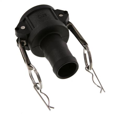 Camlock DN 32 (1 1/4'') Polypropylene Coupling Hose Pillar (32 mm) Type C MIL-C-27487