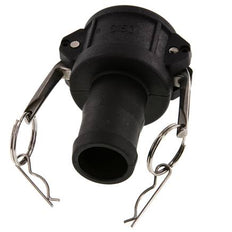 Camlock DN 40 (1 1/2'') Polypropylene Coupling Hose Pillar (38 mm) Type C MIL-C-27487