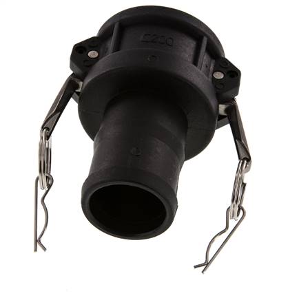 Camlock DN 50 (2'') Polypropylene Coupling Hose Pillar (50 mm) Type C MIL-C-27487