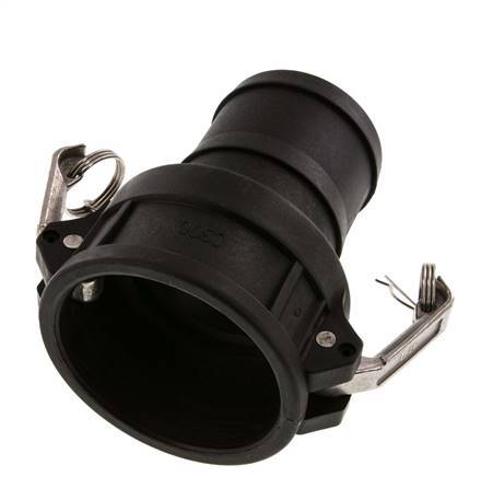 Camlock DN 75 (3'') Polypropylene Coupling Hose Pillar (75 mm) Type C MIL-C-27487