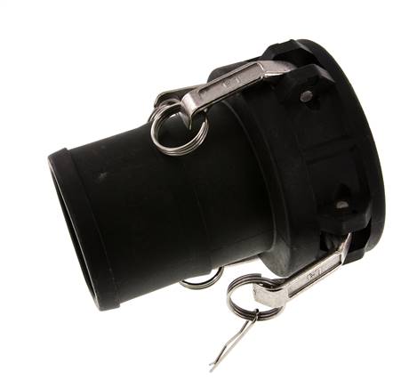 Camlock DN 90 (4'') Polypropylene Coupling Hose Pillar (100 mm) Type C MIL-C-27487