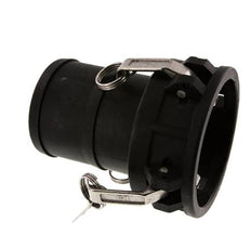 Camlock DN 90 (4'') Polypropylene Coupling Hose Pillar (100 mm) Type C MIL-C-27487