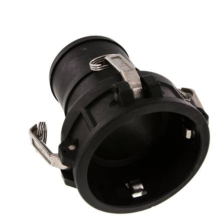 Camlock DN 90 (4'') Polypropylene Coupling Hose Pillar (100 mm) Type C MIL-C-27487