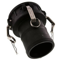 Camlock DN 90 (4'') Polypropylene Coupling Hose Pillar (100 mm) Type C MIL-C-27487