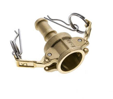 Camlock DN 15 (1/2'') Brass Coupling Hose Pillar (13 mm) Type C MIL-C-27487