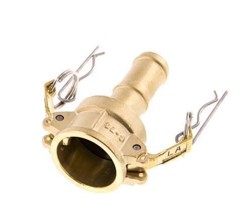 Camlock DN 20 (3/4'') Brass Coupling Hose Pillar (19 mm) Type C MIL-C-27487