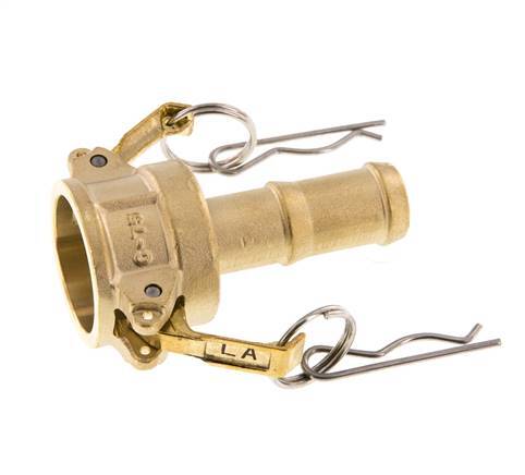 Camlock DN 20 (3/4'') Brass Coupling Hose Pillar (19 mm) Type C MIL-C-27487