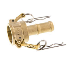 Camlock DN 20 (3/4'') Brass Coupling Hose Pillar (19 mm) Type C MIL-C-27487