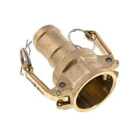 Camlock DN 32 (1 1/4'') Brass Coupling Hose Pillar (32 mm) Type C MIL-C-27487