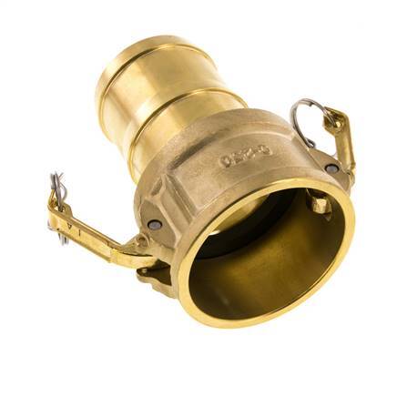 Camlock DN 60 (2 1/2'') Brass Coupling Hose Pillar (63 mm) Type C MIL-C-27487