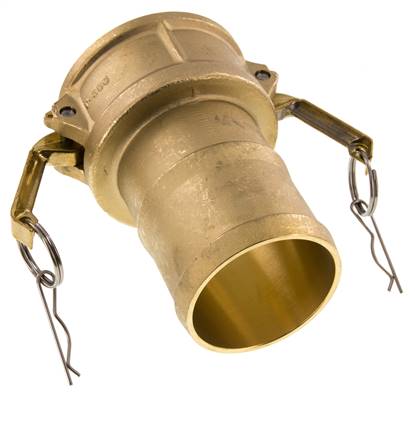 Camlock DN 120 (5'') Brass Coupling Hose Pillar (127 mm) Type C MIL-C-27487