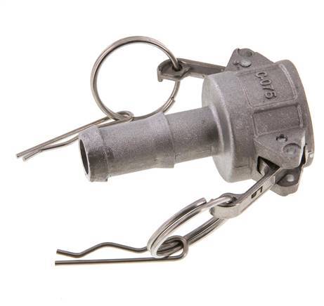 Camlock DN 20 (3/4'') Aluminium Coupling Hose Pillar (19 mm) Type C MIL-C-27487