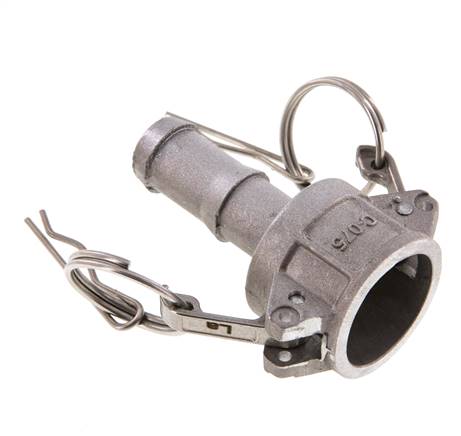 Camlock DN 20 (3/4'') Aluminium Coupling Hose Pillar (19 mm) Type C MIL-C-27487