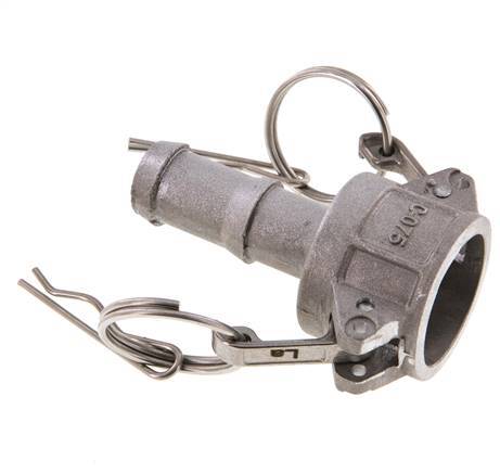 Camlock DN 20 (3/4'') Aluminium Coupling Hose Pillar (19 mm) Type C MIL-C-27487