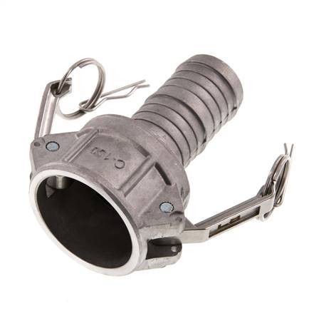 Camlock DN 40 (1 1/2'') Aluminium Coupling Hose Pillar (38 mm) Type C MIL-C-27487