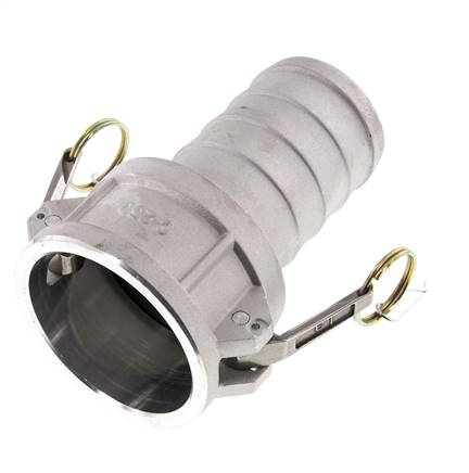 Camlock DN 60 (2 1/2'') Aluminium Coupling Hose Pillar (63 mm) Type C MIL-C-27487