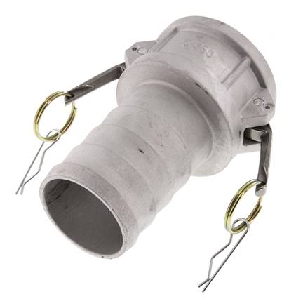 Camlock DN 60 (2 1/2'') Aluminium Coupling Hose Pillar (63 mm) Type C MIL-C-27487
