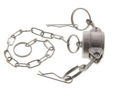 Camlock DN 20 (3/4'') Stainless Steel Coupling End Cap Type DC MIL-C-27487
