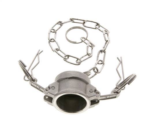 Camlock DN 20 (3/4'') Stainless Steel Coupling End Cap Type DC MIL-C-27487