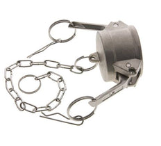 Camlock DN 40 (1 1/2'') Stainless Steel Coupling End Cap Type DC MIL-C-27487