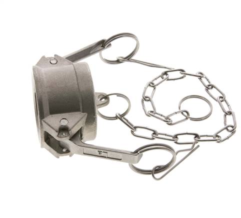 Camlock DN 40 (1 1/2'') Stainless Steel Coupling End Cap Type DC MIL-C-27487