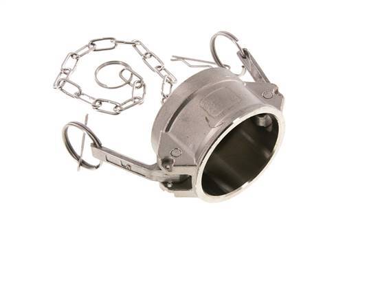 Camlock DN 50 (2'') Stainless Steel Coupling End Cap Type DC MIL-C-27487