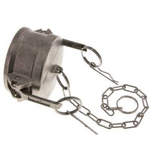 Camlock DN 60 (2 1/2'') Stainless Steel Coupling End Cap Type DC MIL-C-27487
