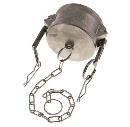 Camlock DN 60 (2 1/2'') Stainless Steel Coupling End Cap Type DC MIL-C-27487