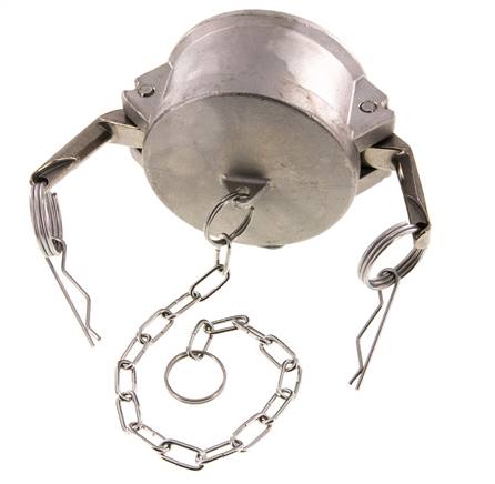 Camlock DN 75 (3'') Stainless Steel Coupling End Cap Type DC MIL-C-27487