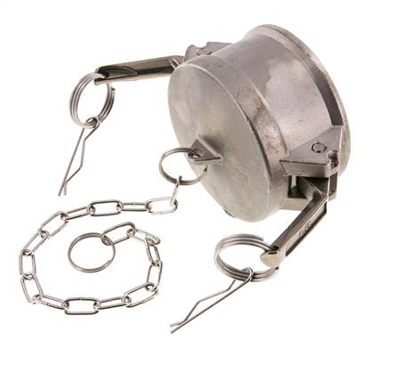 Camlock DN 75 (3'') Stainless Steel Coupling End Cap Type DC MIL-C-27487