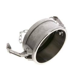 Camlock DN 90 (4'') Stainless Steel Coupling End Cap Type DC MIL-C-27487