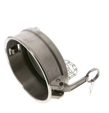 Camlock DN 120 (5'') Stainless Steel Coupling End Cap Type DC MIL-C-27487