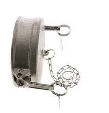 Camlock DN 140 (6'') Stainless Steel Coupling End Cap Type DC MIL-C-27487