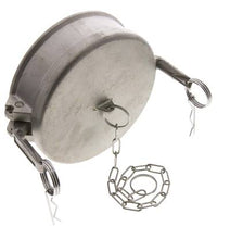 Camlock DN 120 (5'') Stainless Steel Coupling End Cap Type DC MIL-C-27487