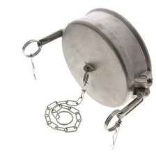 Camlock DN 140 (6'') Stainless Steel Coupling End Cap Type DC MIL-C-27487