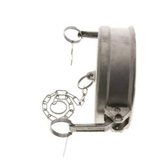 Camlock DN 120 (5'') Stainless Steel Coupling End Cap Type DC MIL-C-27487